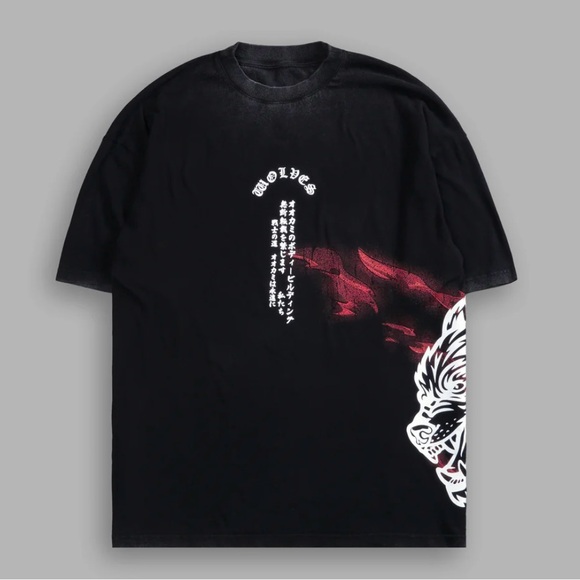 SAMURAI INTEGRITY "SIDE BY SIDE" OVERSIZED TEE IN BLACK - Picture 3 of 8